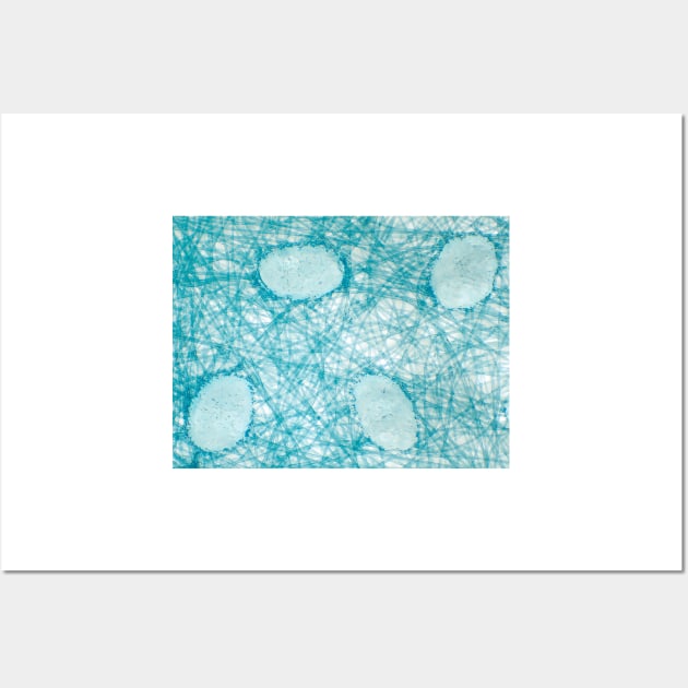 Disposable protective face mask under the microscope Wall Art by SDym Photography